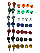 Load image into Gallery viewer, 1 Pair Green adjusters for clutch and brake levers
