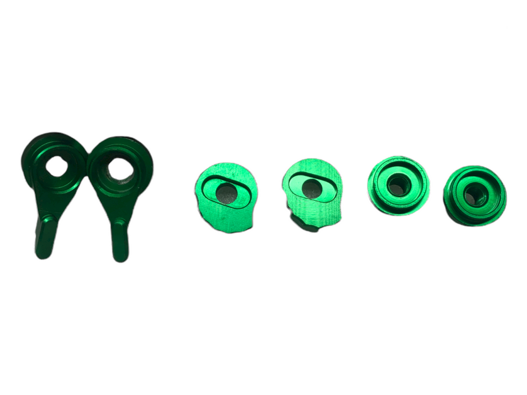 1 Pair Green adjusters for clutch and brake levers